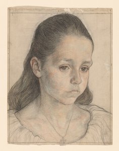 少女コルクマンの肖像 作： Jan Veth