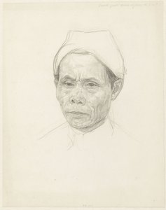 年配のジャワ人の肖像 作： Jan Veth
