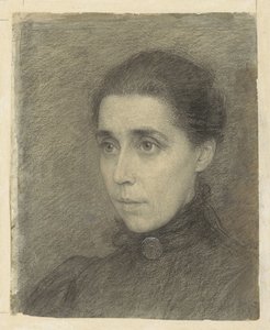 M.ブリュエル・ド・ファヴォージュ夫人の肖像 作： Jan Veth