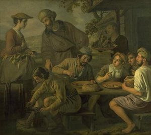 ボアズとルツ 作： Jan Victors