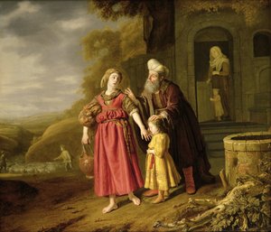 ハガールとイシュマエルの追放、1644年頃 作： Jan Victors