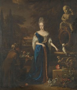 マリア・コルネリスの肖像、シルベスター・ファン・トンヘレンの妻 作： Jan Baptist Weenix