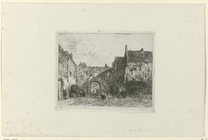 ビネンホフの眺め 作： Jan Weissenbruch