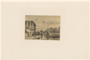 運河のある街並み 作： Jan Weissenbruch