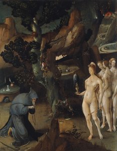 聖アントニウスの誘惑 作： Jan Wellens de Cock