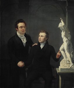 Louis Royer、彫刻家、Albertus Bernardus Roothaan、株式仲買人、芸術の友、科学の後援者 作： Jan Willem Pieneman