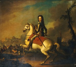 1690年のボインの戦いでのウィリアム3世の肖像