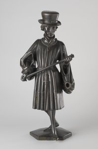 ブルボン家のイザベラの墓からのウィーパー 1475-76年頃（ブロンズ 作： Jan attrib.to Borman