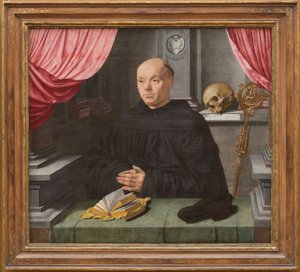 アボットヨハンインゲンレイ、1535年（オークパネルに油彩） 作： Jan Gossaert