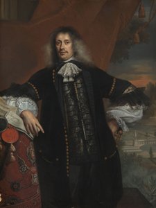 ヒエロニムス・ヴァン・ベベルニングク Hieronymus van Beverningk (1614-1690)。 タイリンゲンの領主。 政府のペイマスター 作： Jan de Baen