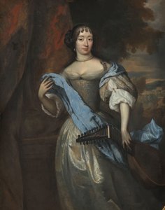 ヨハンナ・ル・ギロン、ヒエロニムス・ファン・ベベルニングクの妻 Johanna le Gillon (1635-1706)。 ヒエロニムス・ヴァン・ベベルニングクの妻 作： Jan de Baen