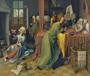 聖母の誕生 作： Jan de Beer