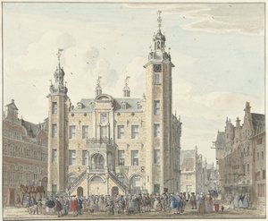 フェンローの市庁舎 作： Jan de Beijer