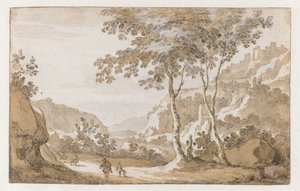 西側から見たアルバーノ 作： Jan de Bisschop (attributed to)