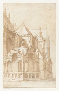 アムステルダムの新教会にあるベッケニール邸 作： Jan de Bisschop