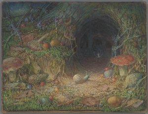 古い木の下 作： Jan de Boer (signed by artist)