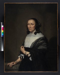 女性の肖像画、1660 作： Jan de Bray