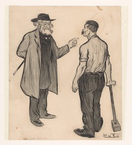 労働者マルクス主義者 作： Jan de Waardt (signed by artist)