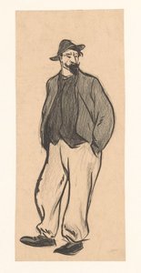 男性の姿 作： Jan de Waardt
