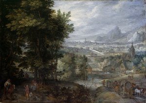 森の風景 作： Jan the Elder Brueghel