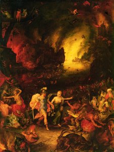 ハデスのアイネイアス（詳細） 作： Jan the Elder Brueghel