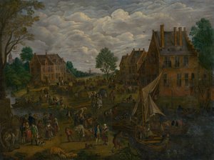 ダッチフェア、1750〜1800 作： Jan the Elder Brueghel