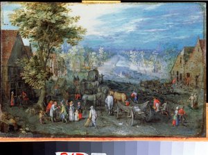 ベルベットのブリューゲル (ブリューゲルまたはブリューゲル) 作： Jan the Elder Brueghel