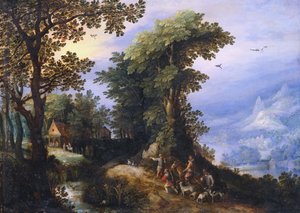 狩りからの帰還 作： Jan the Elder Brueghel