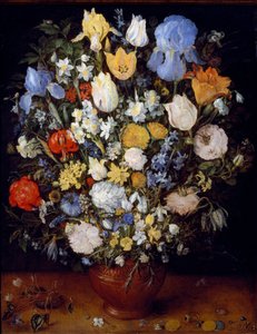 花の小花束 ヤン・ブリューゲル長老による絵画 ベルベットのブリューゲル（ブリューゲルまたはブリューゲル）を呼ぶ 作： Jan the Elder Brueghel