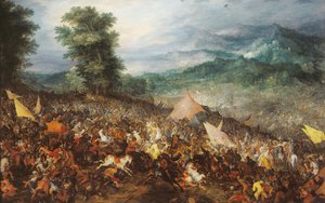 ガウガメラの戦い 作： Jan the Elder Brueghel