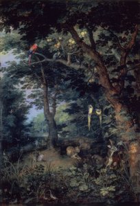 The Earthly Paradise &39;、ca 作： Jan the Elder Brueghel