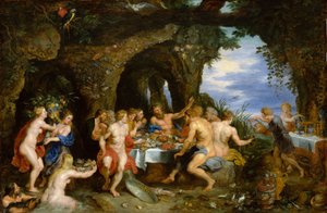 アケロウスの饗宴、1615年 作： Jan the Elder Brueghel