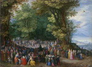 山上の説教 作： Jan the Elder Brueghel