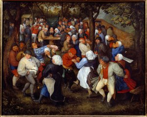 薔薇の宴、あるいは婚礼の舞。Jan I Brueghel Dit De Velours（1568-1625）の絵 Ec.フラム 作： Jan the Elder Brueghel