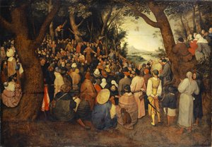 バプテスマの聖ヨハネの説教、1598年頃 作： Jan the Elder Brueghel