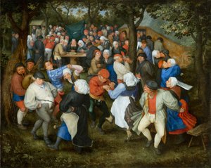 ウェディング・ダンス 1600年頃（銅に油彩） 作： Jan the Elder Brueghel