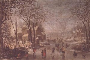 冬の風景 作： Jan the Elder Brueghel