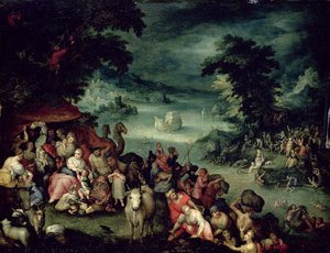 大洪水（銅の油） 作： Jan the Elder copy Brueghel
