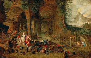バルカンの鍛冶場の金星 作： Jan the Younger (workshop) Brueghel