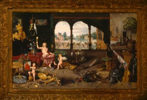 ヴァニタスのアレゴリー 作： Jan the Younger Brueghel