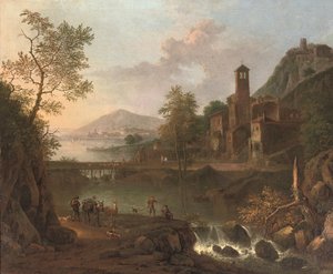  作： Jan van (studio of) Huijsum