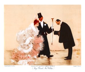 私の友人のホワイト氏、c1870-1920。 作： Jan van Beers