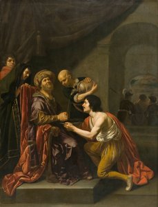 手を洗うピラト」1627年～1671年アーティストポンティウス・ピラト、イエス・キリスト、ヤン・ファン・ビジュラート 作： Jan van Bijlert