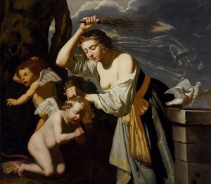ヴィーナスの貞操キューピッド、1628 作： Jan van Bijlert or Bylert
