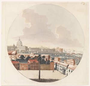 ローマの眺め 作： Jan van Call (I) (possibly)