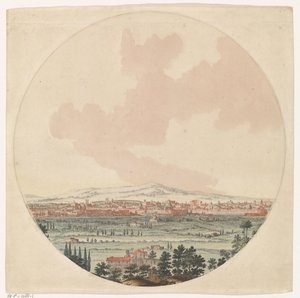 ローマの街と周辺の田園地帯の眺め 作： Jan van Call (I) (possibly)