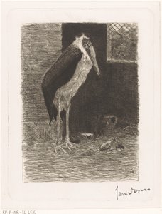 マラブー 作： Jan van Essen (signed by artist)