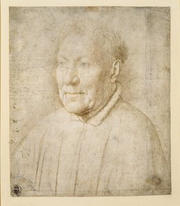 ニコロ・アルベルガティ枢機卿の肖像 作： Jan van Eyck