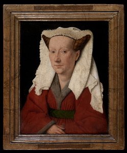 マーガレット・ファン・エイクの肖像 作： Jan van Eyck