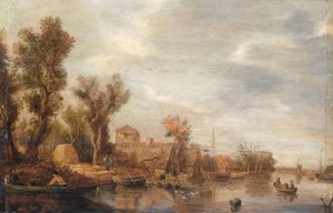 リバービュー 作： Jan van Goyen (follower of)